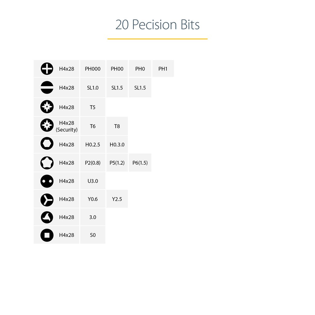 StarTech.com 20-Bit Electric Precision Screwdriver Set - Portable/Mini Battery Powered Bit Driver Kit for Electronic, Laptop, C - Image 11