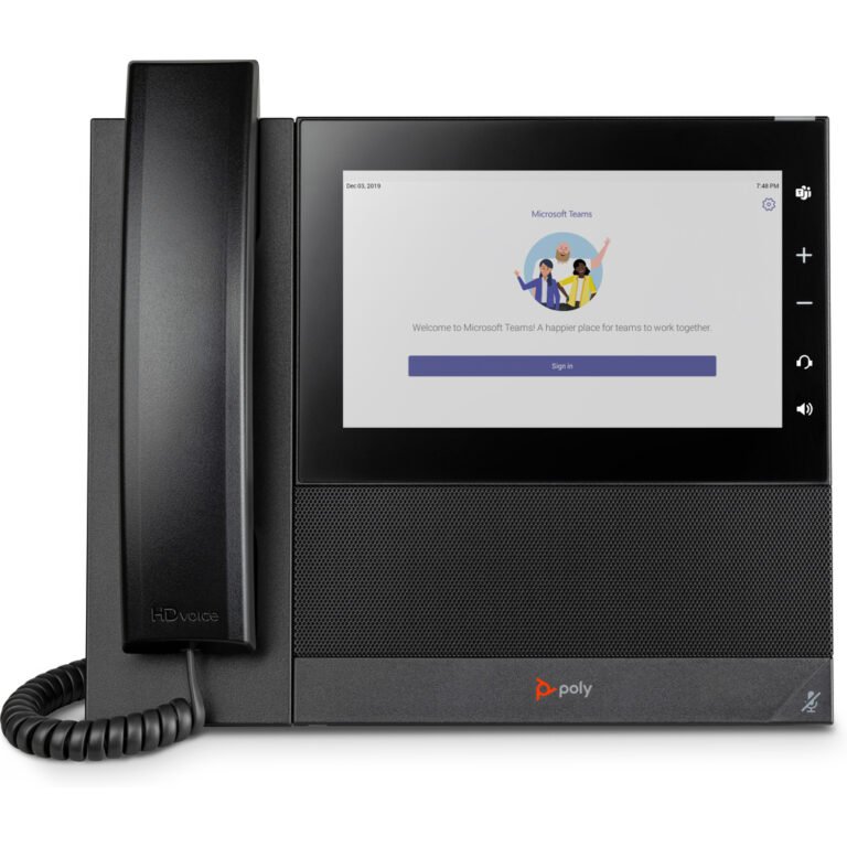 POLY CCX 600 Business Media Phone for Microsoft Teams and PoE-enabled GSA/TAA