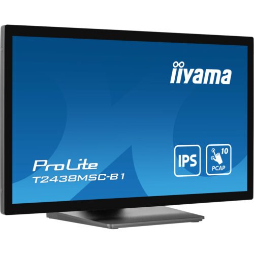 iiyama ProLite 23.8” 10pt Optical Bonded PCAP touchscreen monitor with IPS panel technology, edge-to-edge glass design, anti- - Image 3
