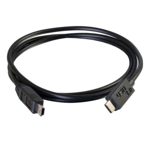 C2G 4m USB 2.0 USB Type C to USB Mini B Cable M/M - USB C Cable Black - Image 4