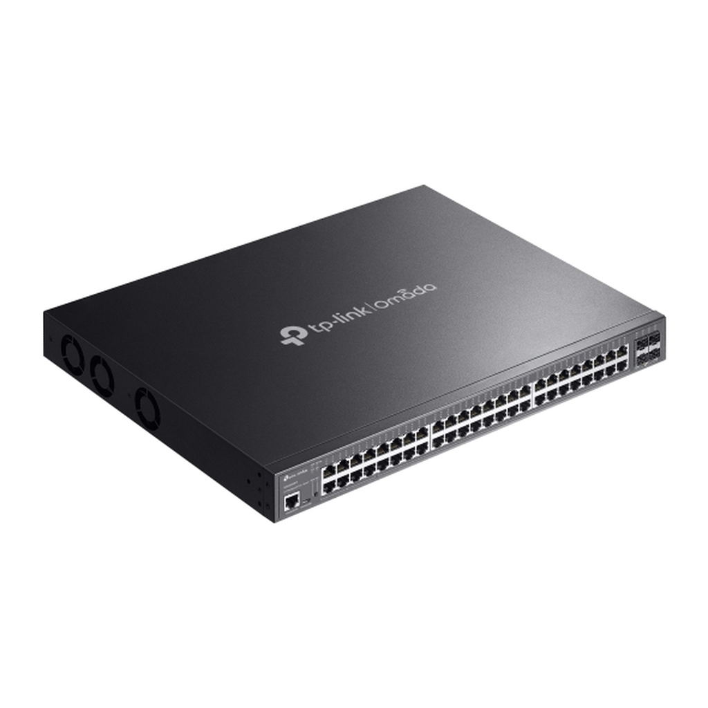 TP-Link Omada SG3452XMPP network switch Managed L2+ Gigabit Ethernet (10/100/1000) Power over Ethernet (PoE) 1U Black - Image 4
