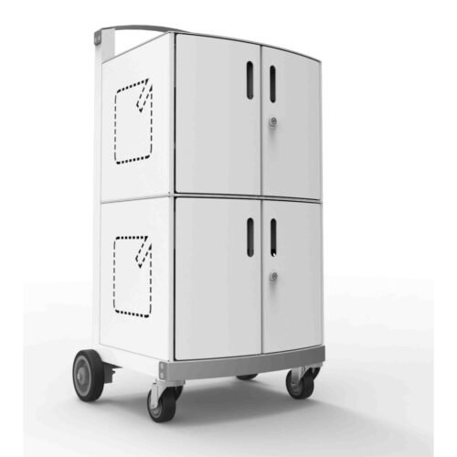 Compulocks CartiPad Duo Tablet / Laptop Charging Rolling Cart 32 Devices EU Power Plug - Image 5