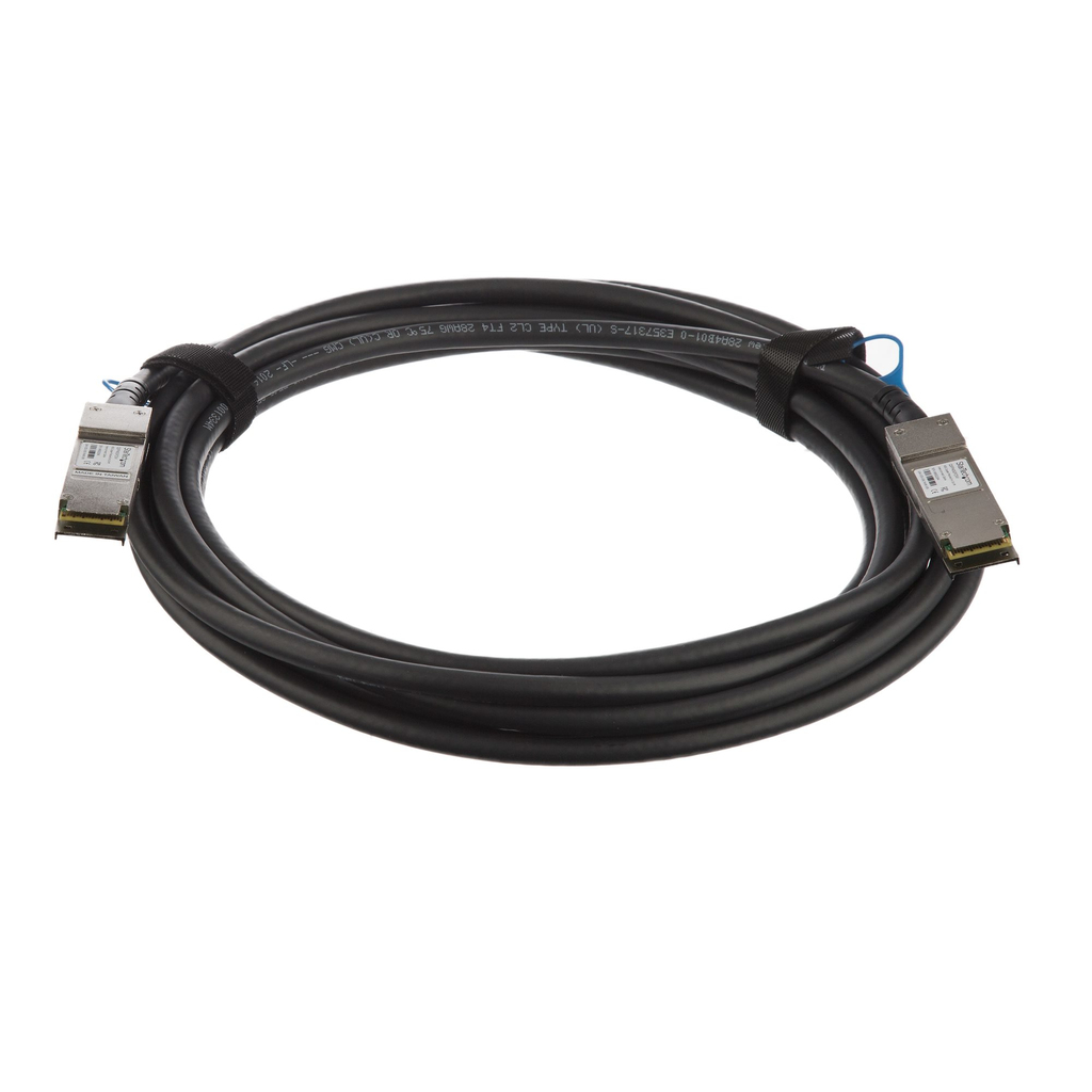 StarTech.com MSA Uncoded Compatible 5m 40G QSFP+ to QSFP+ Direct Attach Breakout Cable Twinax - 40 GbE QSFP+ Copper DAC 40 Gbps - Image 2