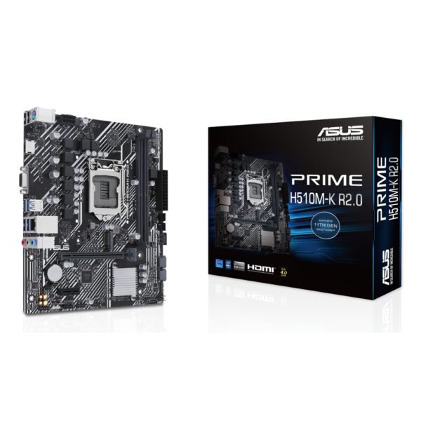 ASUS PRIME H510M-K R2.0 Intel H510 LGA 1200 (Socket H5) micro ATX