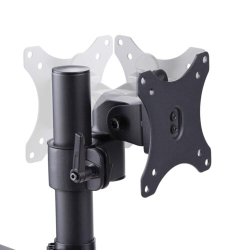 StarTech.com Triple Monitor Desk Mount For Up To Three 27in Screens, VESA 75x75/100x100, Tool-Less Arm Adjustments, C-Clamp/Gro - Image 2