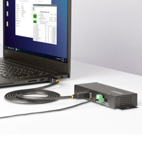 StarTech.com 5G7AINDRM-USB-A-HUB interface hub USB 3.2 Gen 1 (3.1 Gen 1) Type-B 5000 Mbit/s Black - Image 8