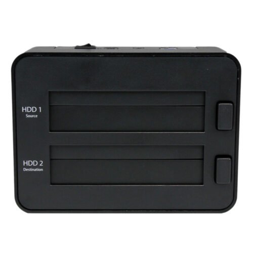 StarTech.com Dual Bay Hard Drive Duplicator and Eraser, Standalone SATA HDD/SSD Cloner/Copier, USB 3.0 to SATA Docking Station, - Image 3