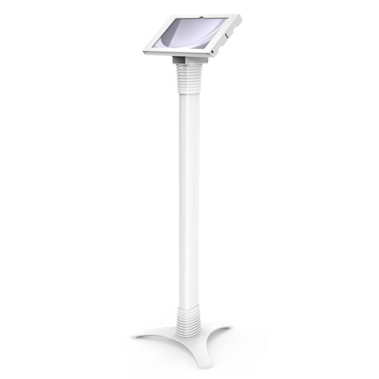 Compulocks Galaxy Tab A9+ Apex Enclosure Portable Floor Stand - White