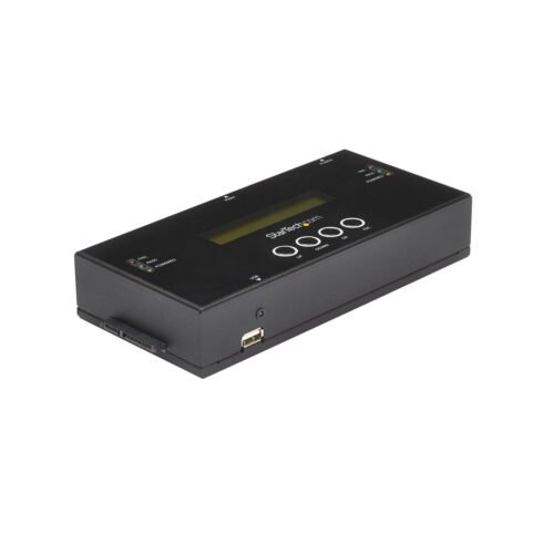 StarTech.com 1:1 Standalone Hard Drive Duplicator and Eraser, SAS and SATA HDD/SSD Cloner/Copier, Hard Drive Duplicator and San - Image 2