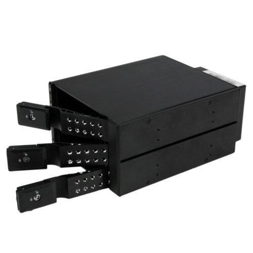 StarTech.com 3 Bay Aluminum Trayless Hot Swap Mobile Rack Backplane for 3.5in SAS II/SATA III - 6 Gbps HDD - Image 5