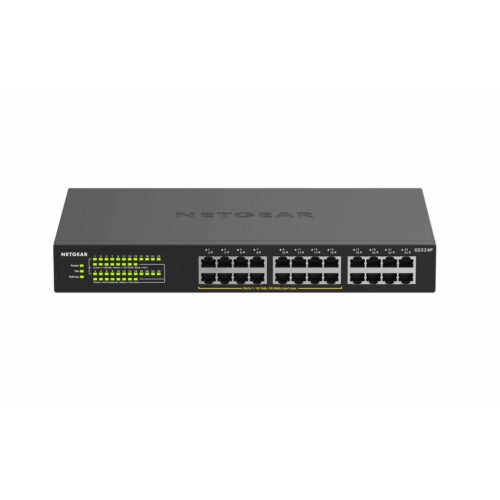NETGEAR GS324P Unmanaged Gigabit Ethernet (10/100/1000) Power over Ethernet (PoE) 1U Black - Image 9
