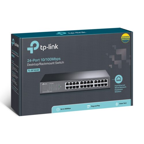 TP-Link TL-SF1024D network switch Unmanaged Fast Ethernet (10/100) Grey - Image 2