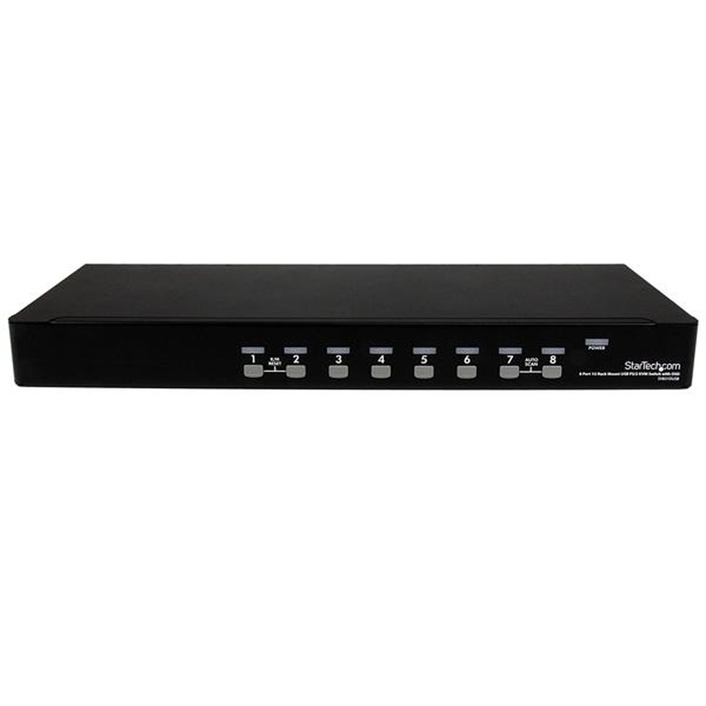 StarTech.com 8 Port 1U Rackmount USB PS/2 KVM Switch with OSD - Image 2