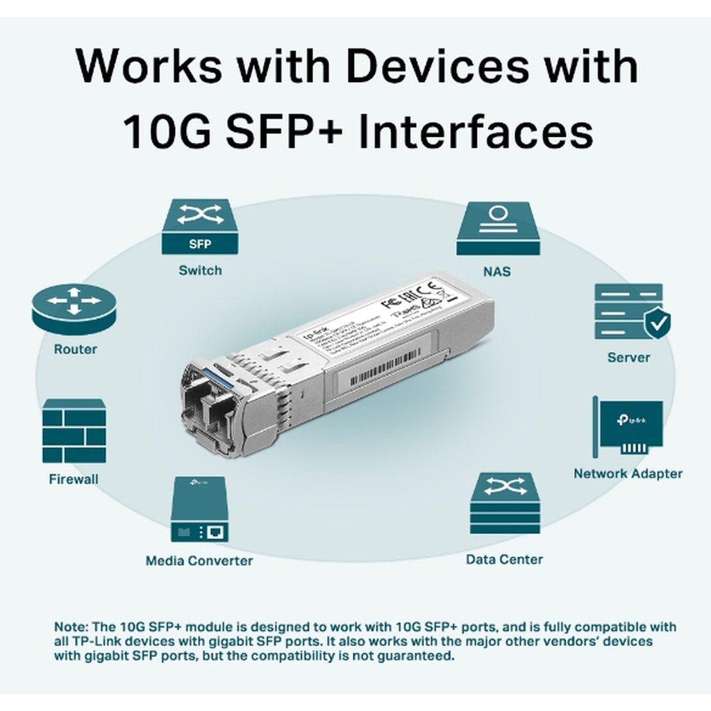 TP-Link Omada 10Gbase-LR SFP+ LC Transceiver - Image 2