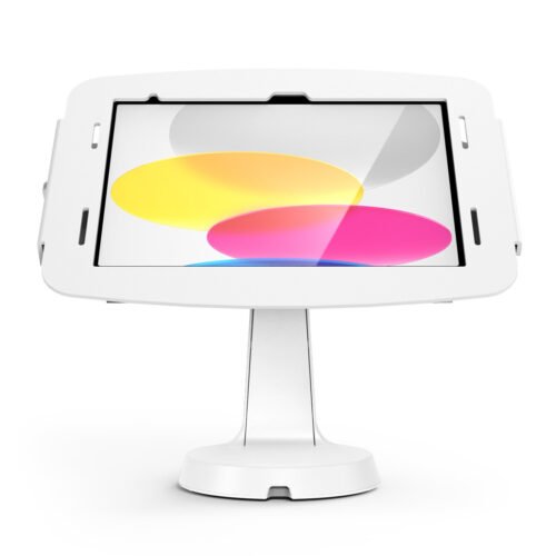 Compulocks iPad 10.9" 10th Gen Space Enclosure Mast Counter Stand - White - Image 3