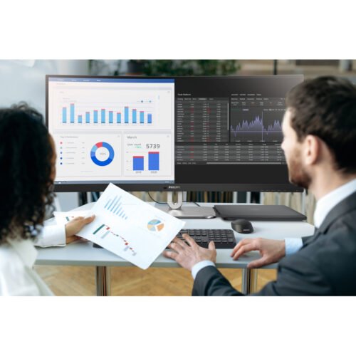 Philips 5000 series 34B2U5600C/00 computer monitor 86.4 cm (34") 3440 x 1440 pixels Dual QHD LCD Grey - Image 2