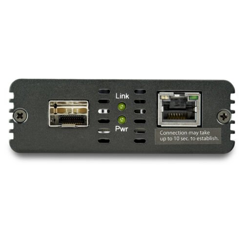 StarTech.com 10GbE Fiber Ethernet Media Converter for 1/2.5/5/10Gbps Network NBASE-T SFP to RJ45 Multigigabit Singlemode/Multim - Image 2