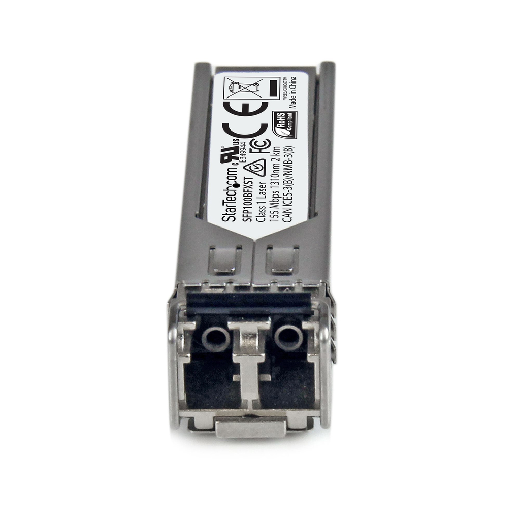 StarTech.com MSA Compliant SFP Transceiver Module - 100BASE-FX~MSA Uncoded SFP Module - 100BASE-FX - 100MbE Multi Mode Fiber (M - Image 3