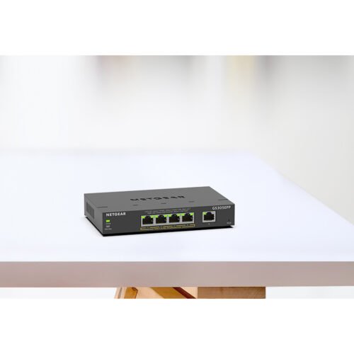 NETGEAR GS305EPP Managed L3 Gigabit Ethernet (10/100/1000) Power over Ethernet (PoE) Black - Image 6
