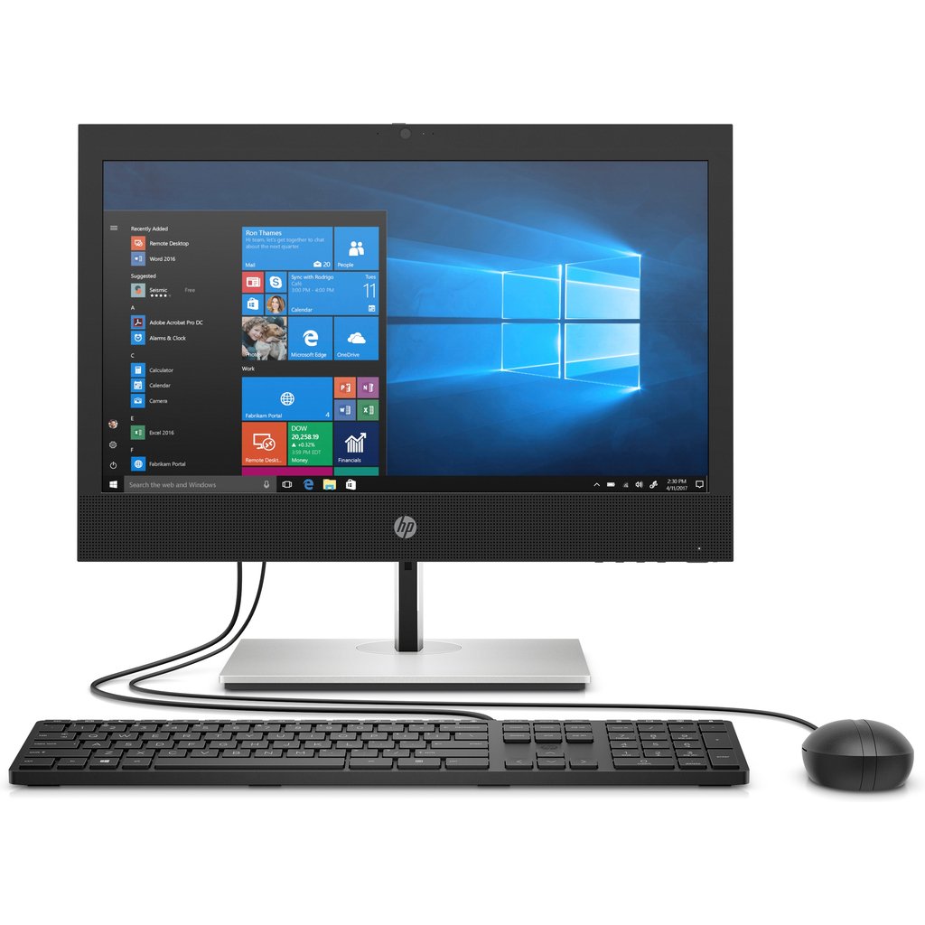 HP ProOne 440 G6 Intel® Core™ i3 i3-10100T 60.5 cm (23.8") 1920 x 1080 pixels Touchscreen All-in-One PC 8 GB DDR4-SD