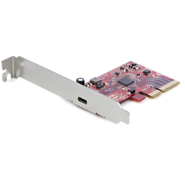 StarTech.com 1-Port USB 3.2 Gen 2x2 PCIe Card, USB-C 20Gbps SuperSpeed PCI Express 3.0 x4 Controller Card, USB Type-C Adapter C