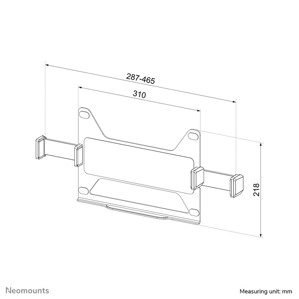Neomounts ADS20-425BL1 Laptop holder 11.6-17.3" - VESA - universal - Image 9
