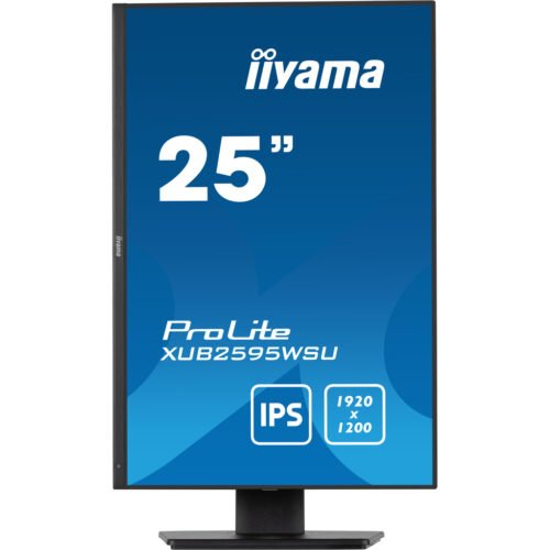 iiyama ProLite 25” 1920 x 1200 monitor featuring IPS panel and a height adjustable stand - Image 3