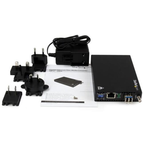 StarTech.com Gigabit Ethernet Copper-to-Fiber Media Converter - SM LC - 20 km - Image 9