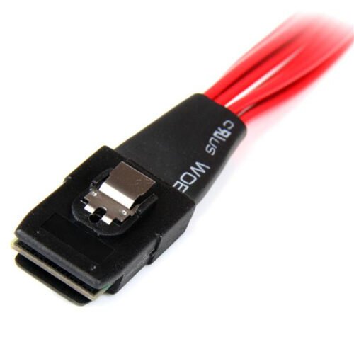 StarTech.com 50cm Internal Serial Attached SCSI Mini SAS Cable - SFF8087 to 4x SFF8482 - Image 2