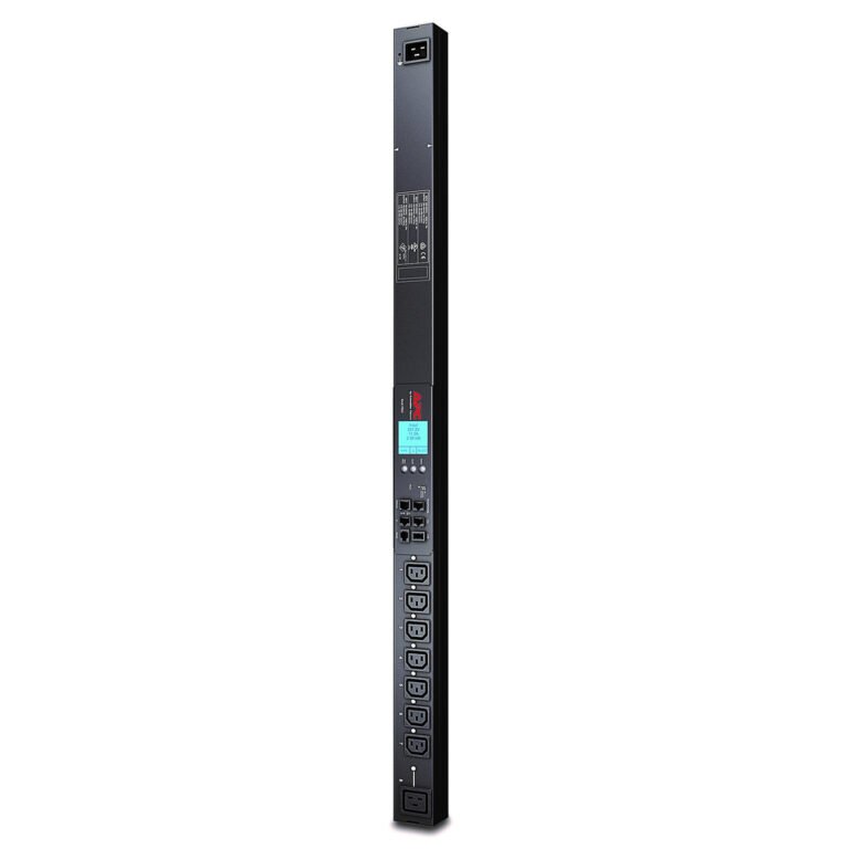 APC Rack PDU 2G, Switched, ZeroU, 20A/208V, 16A/230V, (7) C13 & (1) C19