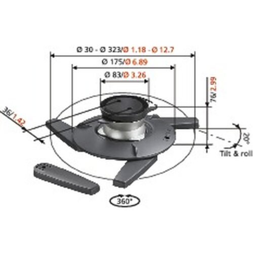 Vogel's EPC 6545 - Projector Ceiling Solution - Image 7