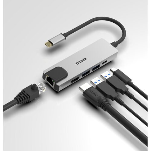 D-Link 5-in-1 USB-C Hub with HDMI/Ethernet and Power Delivery - Image 3