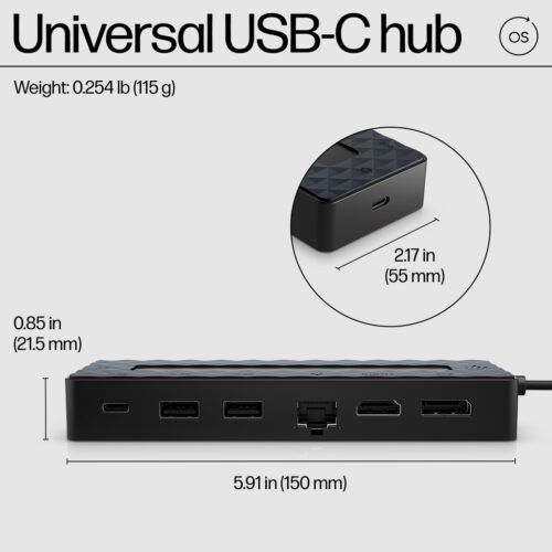 HP Universal USB-C Hub and Laptop Charger Combo - Image 4