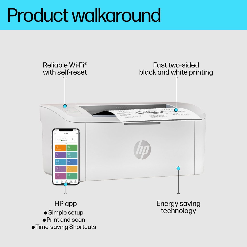 HP LaserJet M110w Printer - Image 9