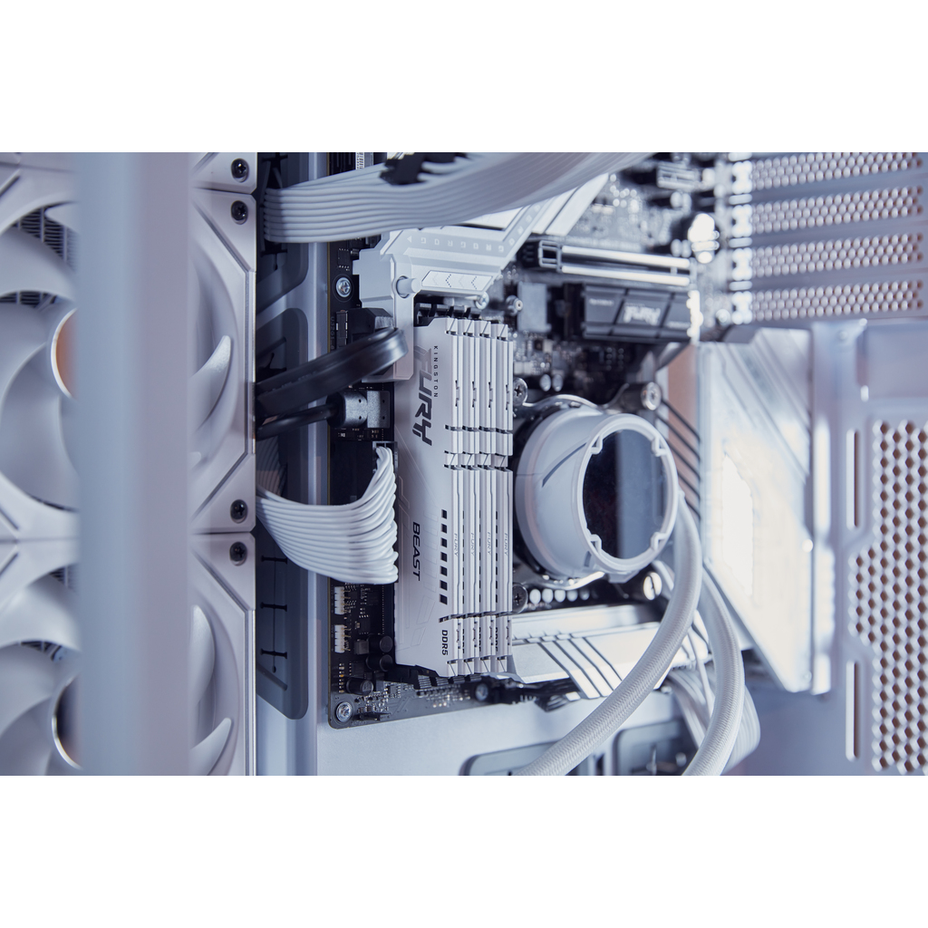 Kingston Technology FURY Beast 64GB 6000MT/s DDR5 CL30 DIMM (Kit of 2) White EXPO - Image 7