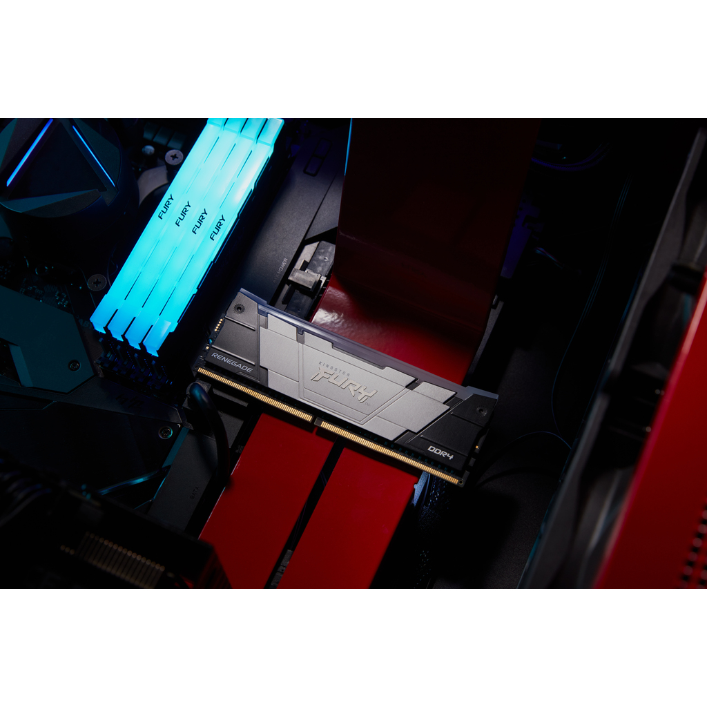 Kingston Technology FURY 32GB 3200MT/s DDR4 CL16 DIMM (Kit of 4) Renegade RGB - Image 2