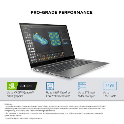 HP ZBook Studio G7 Intel® Core™ i7 i7-10850H Mobile workstation 39.6 cm (15.6") Full HD 16 GB DDR4-SDRAM 512 GB SSD - Image 20