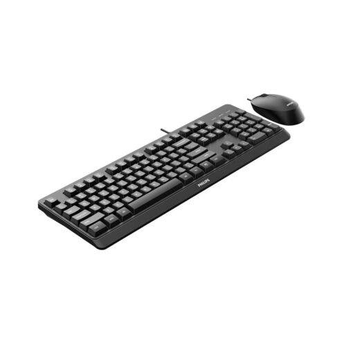 Philips 2000 series SPT6207BL/40 keyboard Mouse included Universal USB QWERTY English Black - Image 4