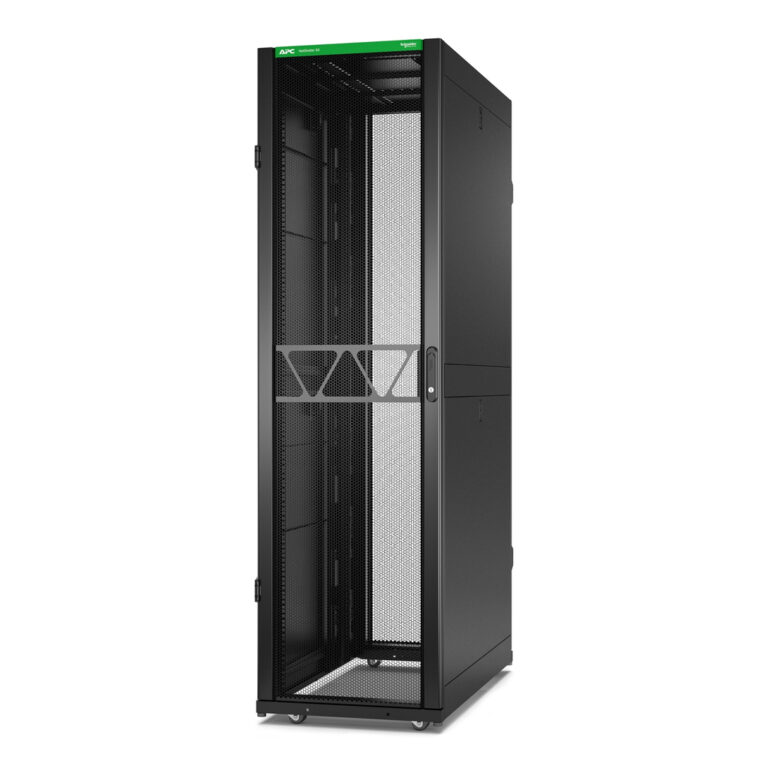 APC NetShelter SX Server Rack Gen 2, 45U, 2124H x 600W x 1200D mm, with Sides, Black