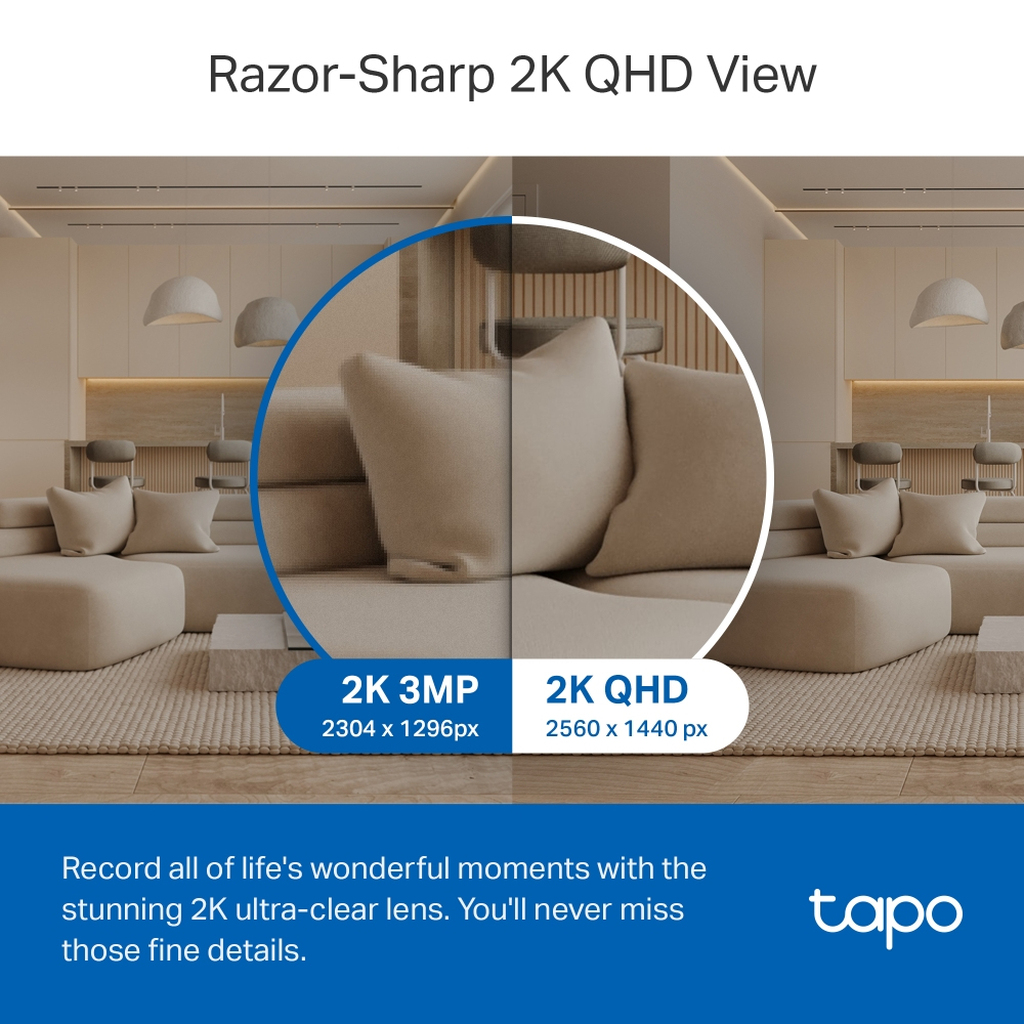 TP-Link Tapo Pan/Tilt AI Home Security Wi-Fi Camera - Image 3