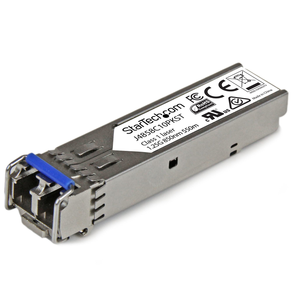 StarTech.com HP J4859C Compatible SFP Transceiver Module - 1000BASE-LX - 10 Pack~10 pack HPE J4859C Compatible SFP Module - 100