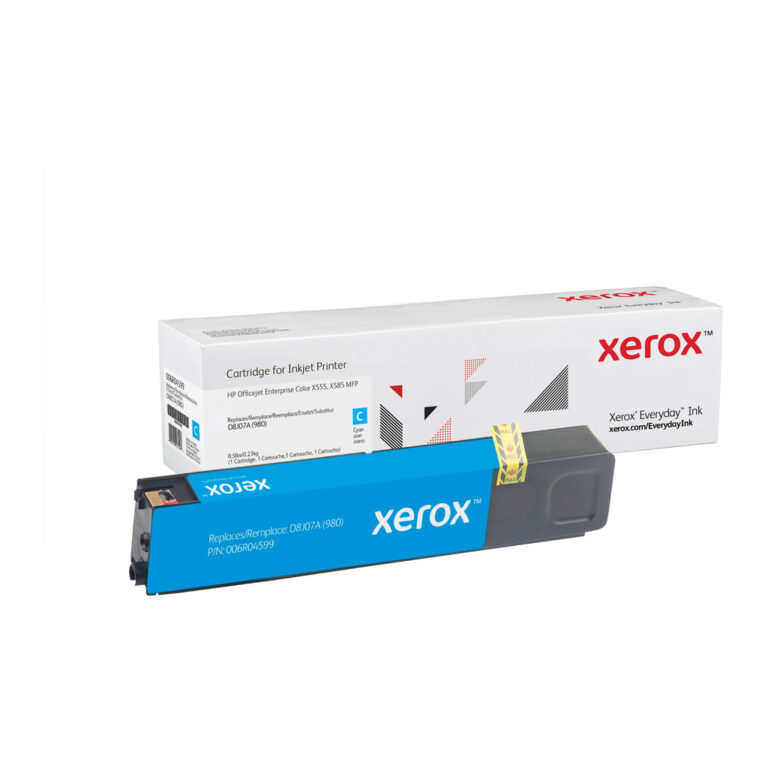 Everyday ™ Cyan Toner by Xerox compatible with HP 980 (D8J07A), Standard capacity