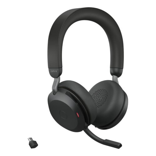 Jabra Evolve2 75 - USB-C UC with Desk Stand - Black - Image 3
