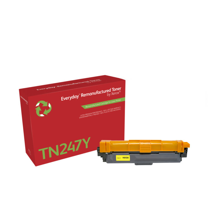 Everyday™ Yellow Remanufactured Toner by Xerox compatible with Brother TN247Y, High capacity