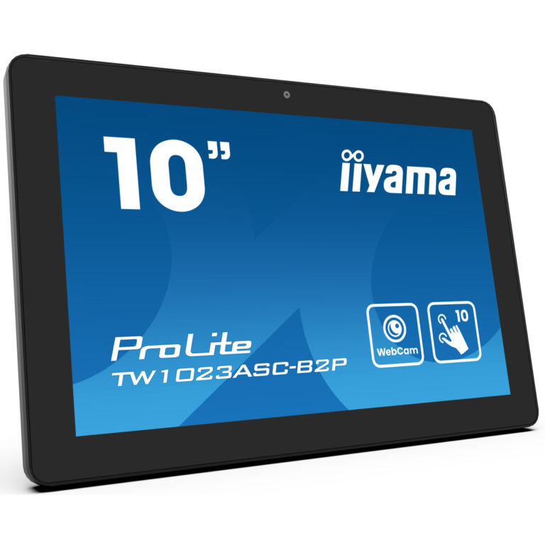iiyama TW1023ASC-B2P computer monitor 25.6 cm (10.1") 1280 x 800 pixels Touchscreen Black