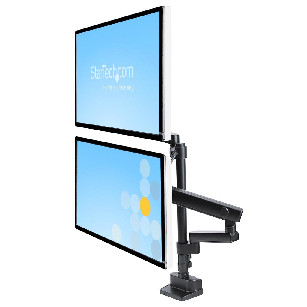 StarTech.com Desk Mount Dual Monitor Arm, Full Motion Monitor Mount for 2x VESA Displays up to 32" (17.6lb/8kg), Height Adjusta - Image 11