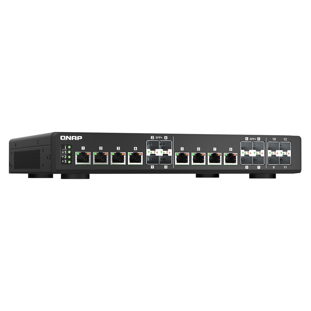 QNAP QSW-IM1200-8C network switch Managed L2 Black - Image 2