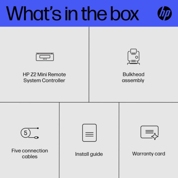 HP Z2 Mini Remote System Controller interface cards/adapter Mini DisplayPort, RJ-45, USB 3.2 Gen 1 (3.1 Gen 1) - Image 2