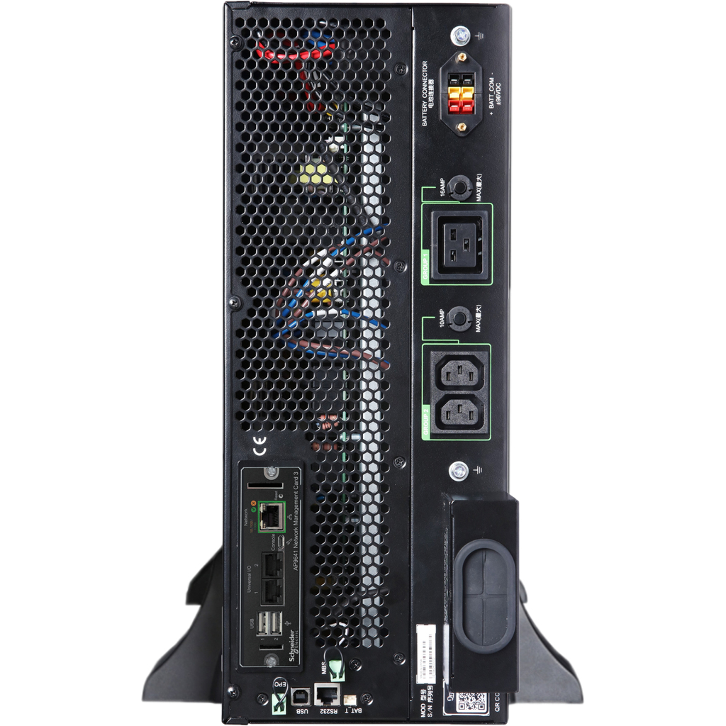 APC Smart-UPS On-Line, 5kVA/5kW, Rack/Tower, 230V, 2x IEC C13+1x IEC C19+Hard wire 3-wire (H+N+E) outlets, Network Card, W/O ra - Image 9
