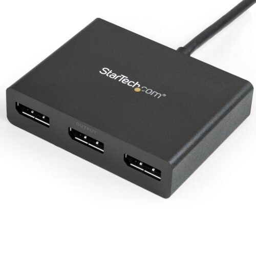 StarTech.com 3-Port Multi Monitor Adapter - Mini DisplayPort to DisplayPort MST Hub, Dual 4K 30Hz & 1x 1080p - Video Splitter f - Image 5
